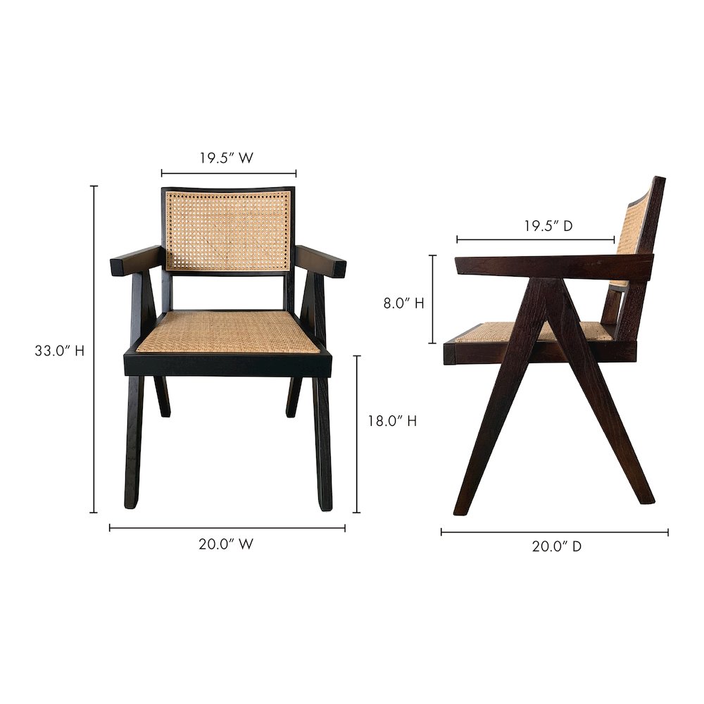 Takashi Chair Black- Set Of Two. Picture 11