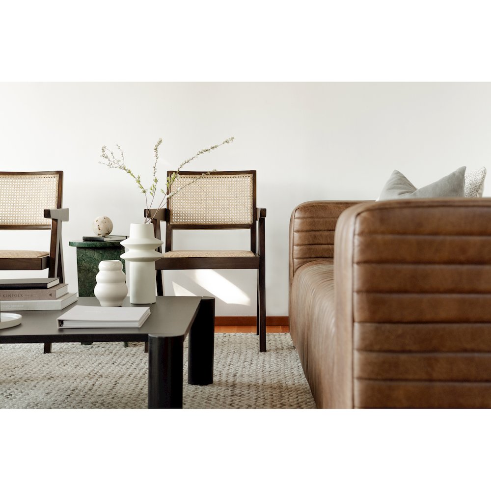 Takashi Chair Dark Brown - Set Of Two. Picture 9