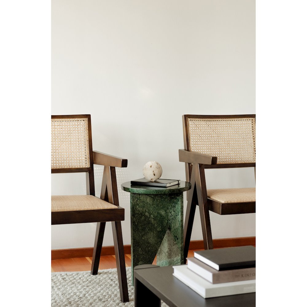 Takashi Chair Dark Brown - Set Of Two. Picture 10