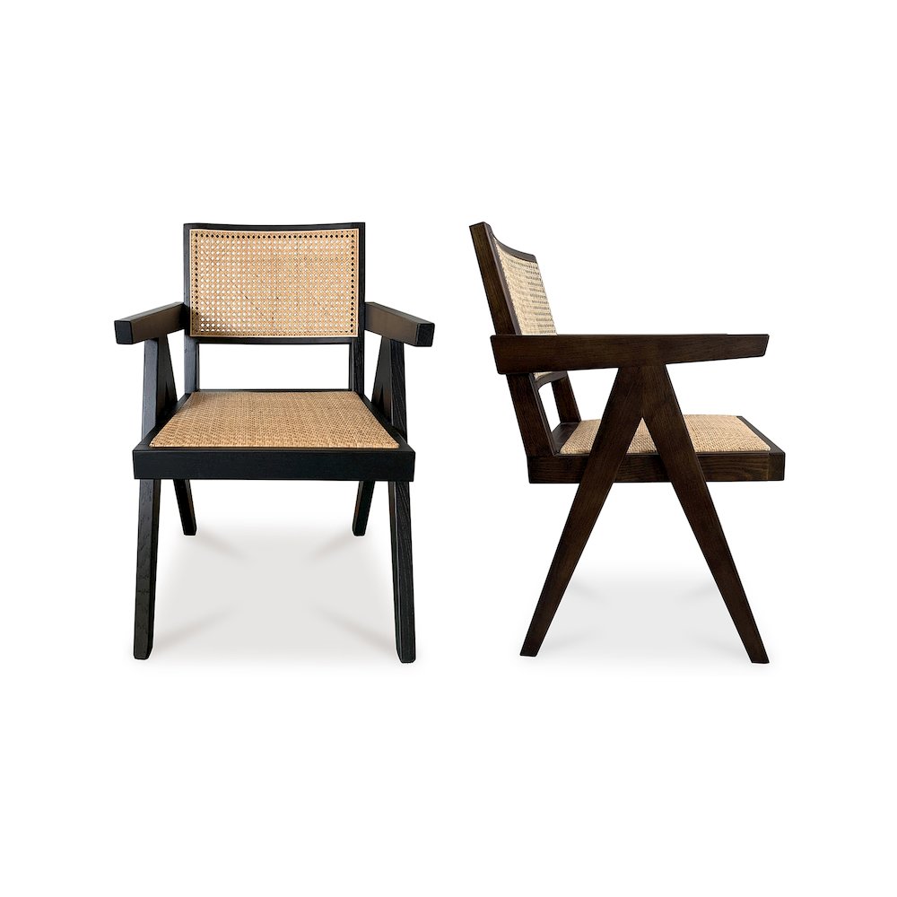 Takashi Chair Dark Brown - Set Of Two. Picture 1