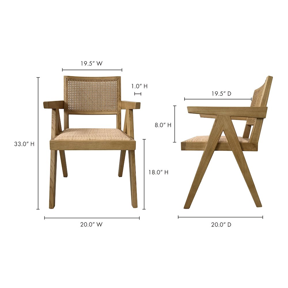 Takashi Chair Natural - Set Of Two. Picture 11