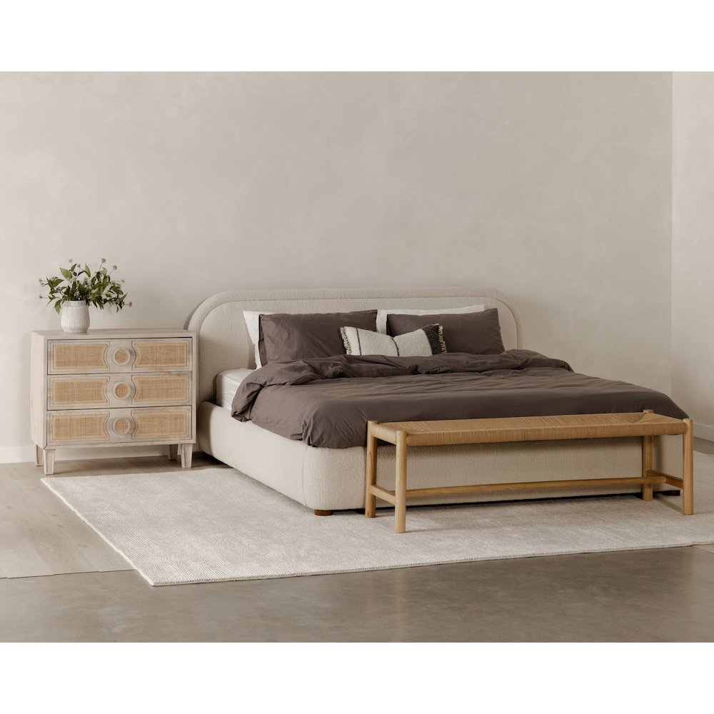 Hawthorn Large Bench Natural. Picture 9