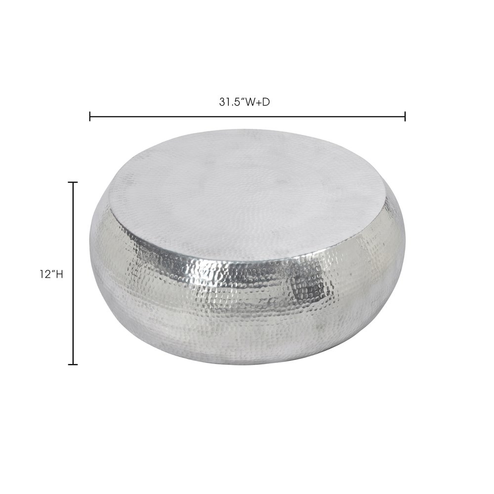 Tabla Coffee Table Silver. Picture 2