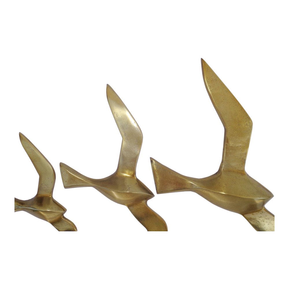 Marley Birds Wall Art Gold Set Of 3. Picture 2