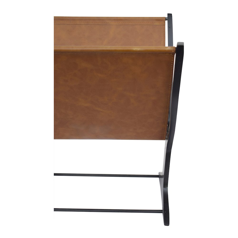 Ziff Magazine Holder Light Brown. Picture 3