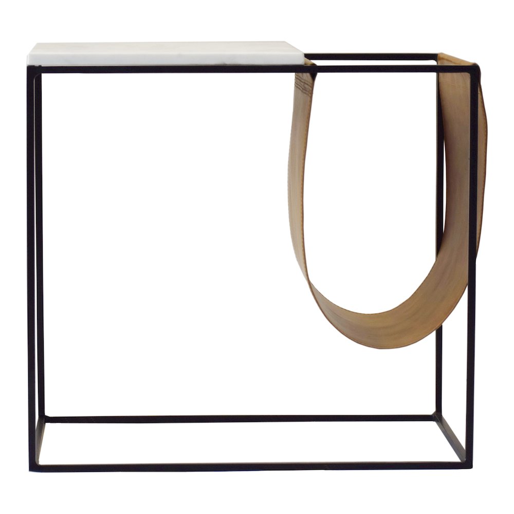 Cave Magazine Rack Brown. Picture 1