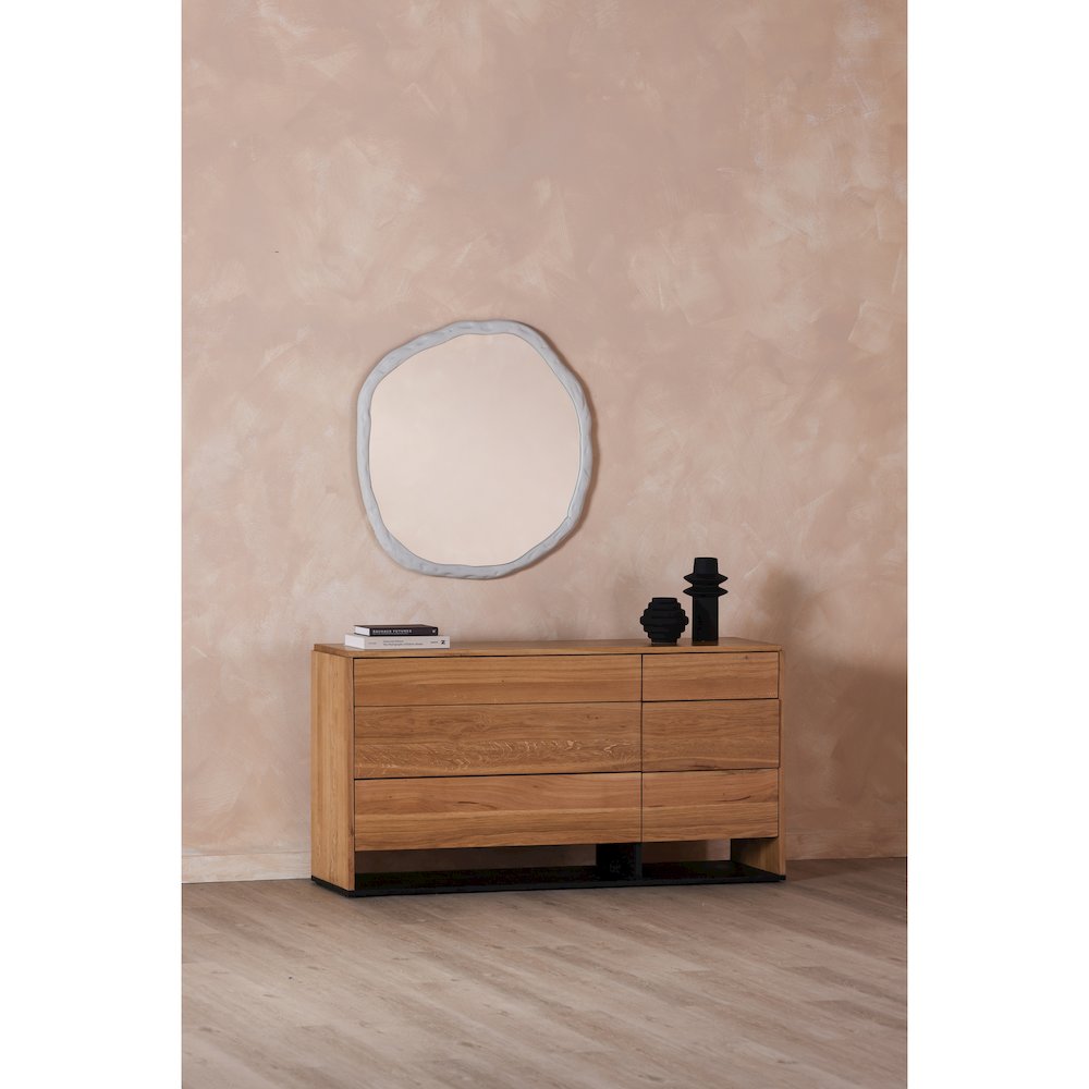 Foundry Large Mirror White. Picture 4