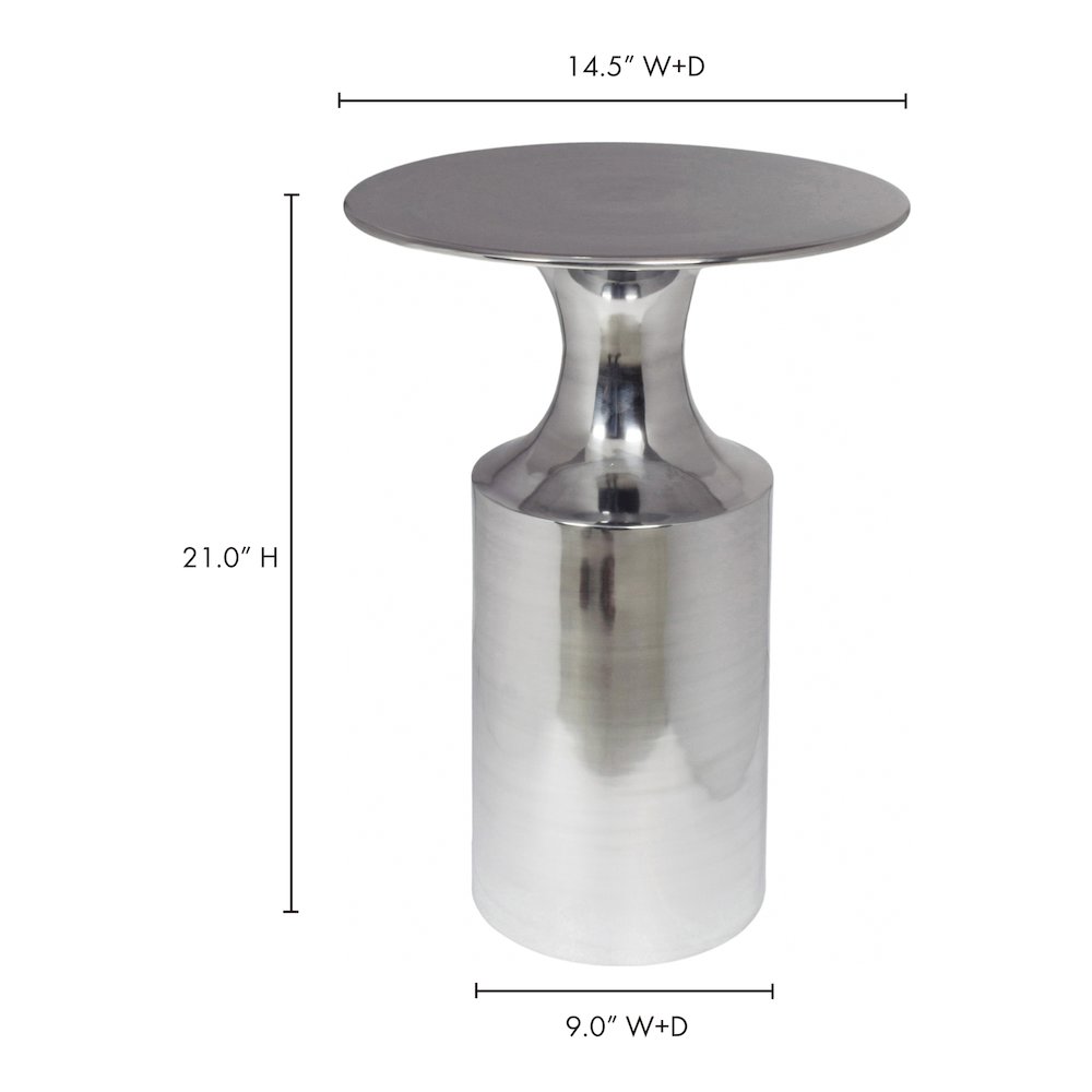 Rassa Accent Table Silver. Picture 7