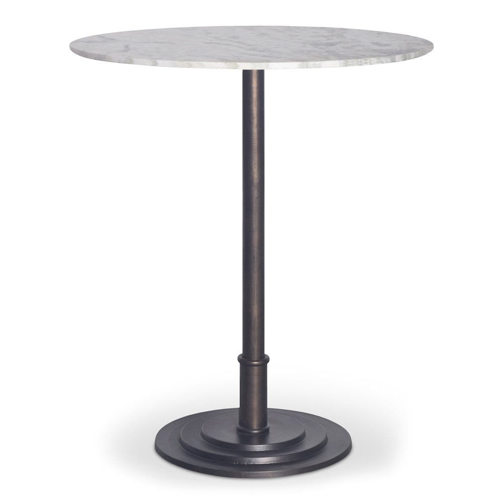 Tori Outdoor Counter Table White Marble. Picture 1