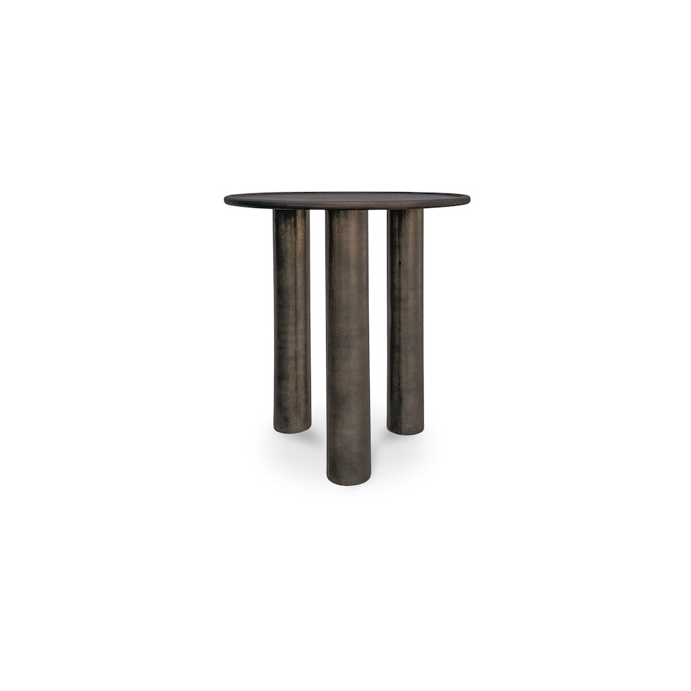 Deacon Outdoor Side Table Deep Bronze. Picture 1