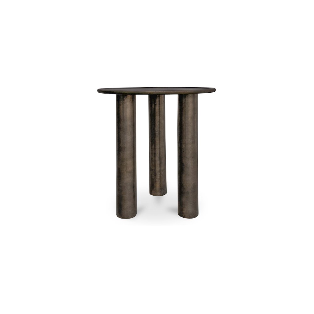 Deacon Outdoor Side Table Deep Bronze. Picture 2