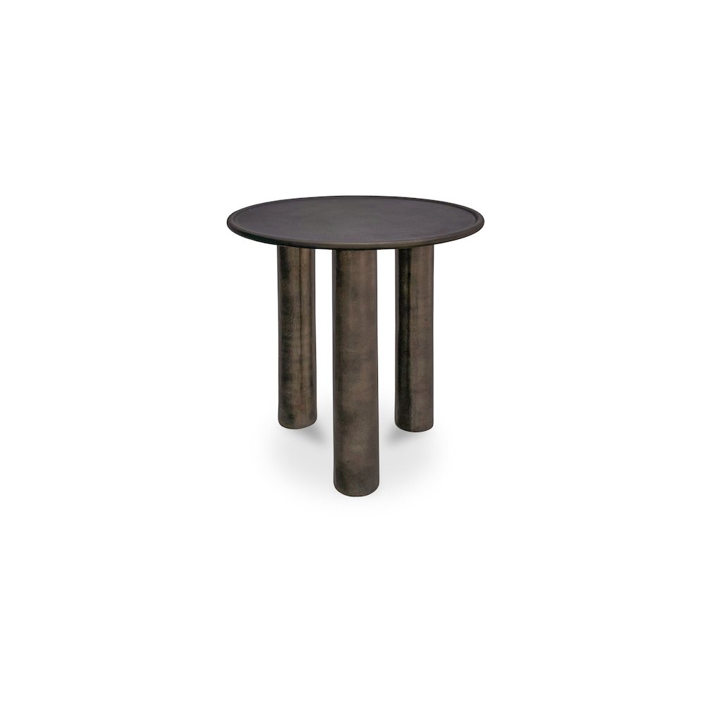 Deacon Outdoor Side Table Deep Bronze. Picture 3