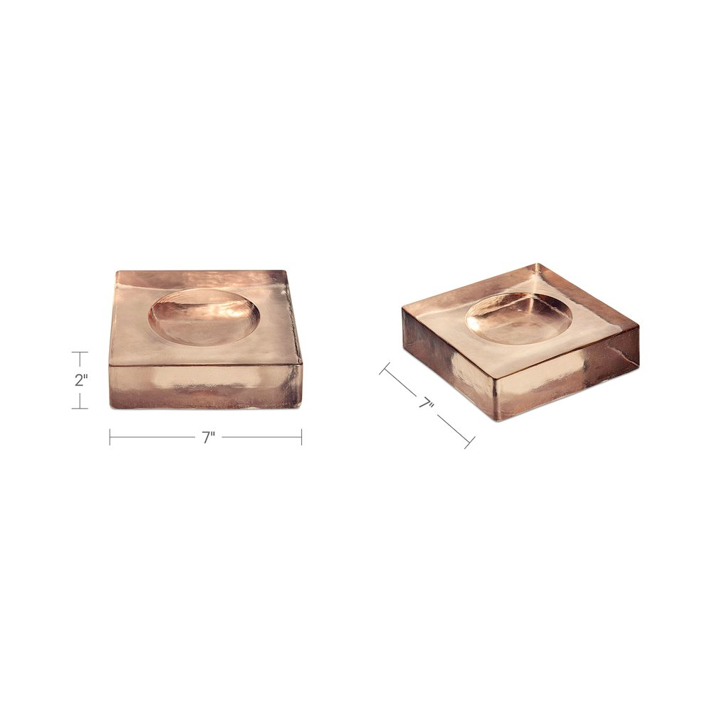 Miro Glass Catchall Soft Amber. Picture 4