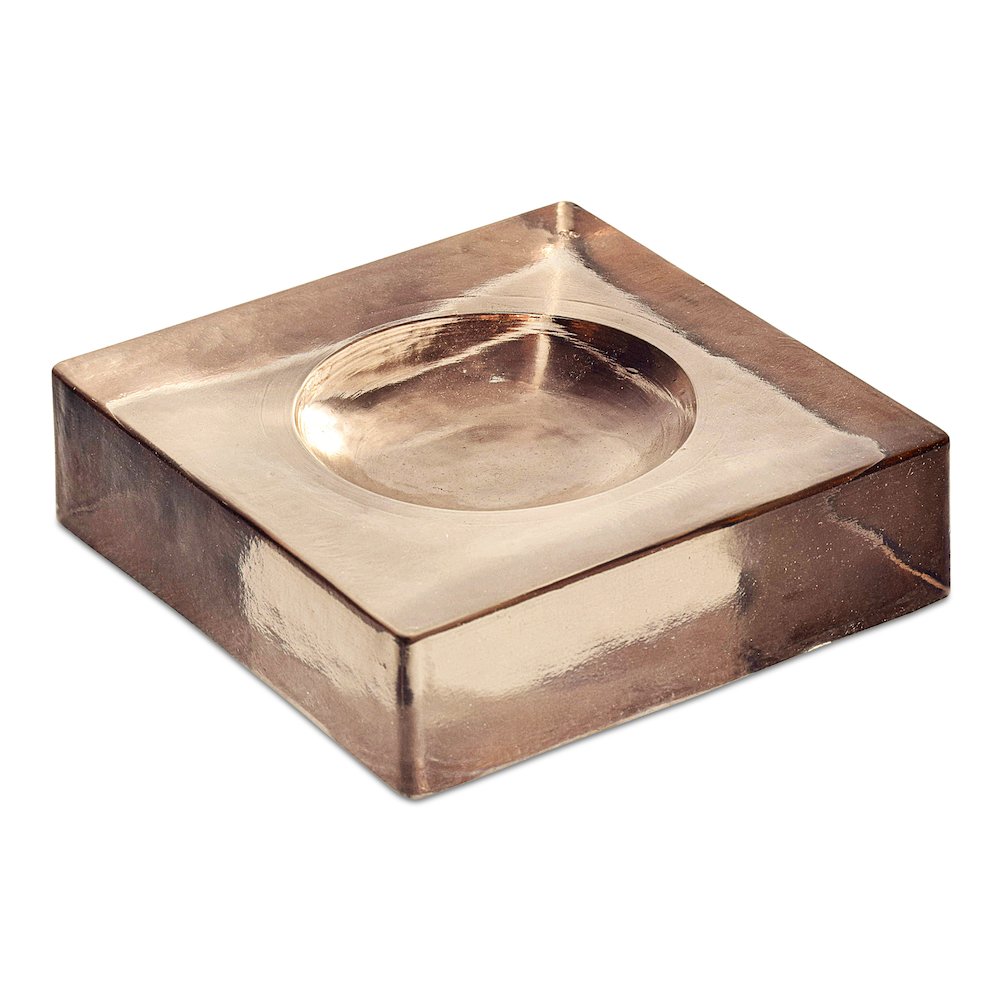 Miro Glass Catchall Soft Amber. Picture 1