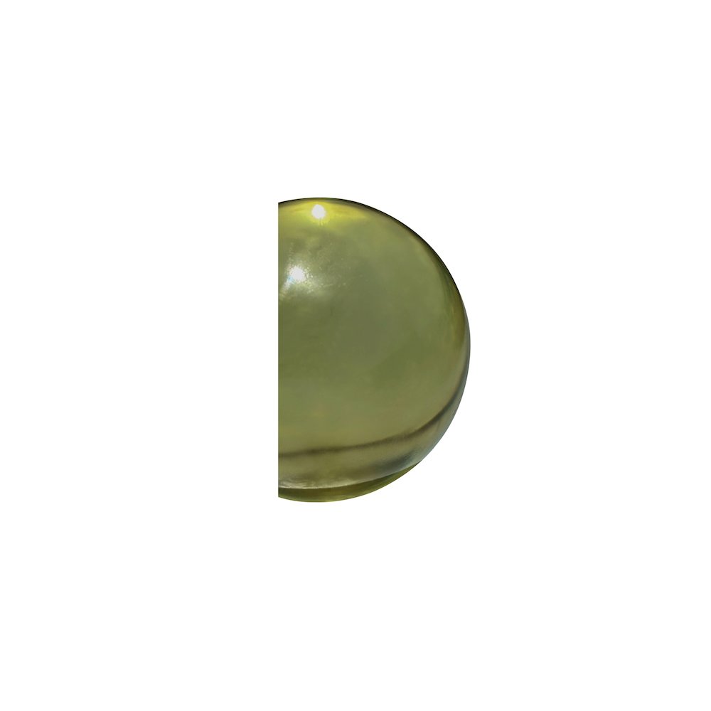 Bonn Cast Glass Decorative Object Olive. Picture 3