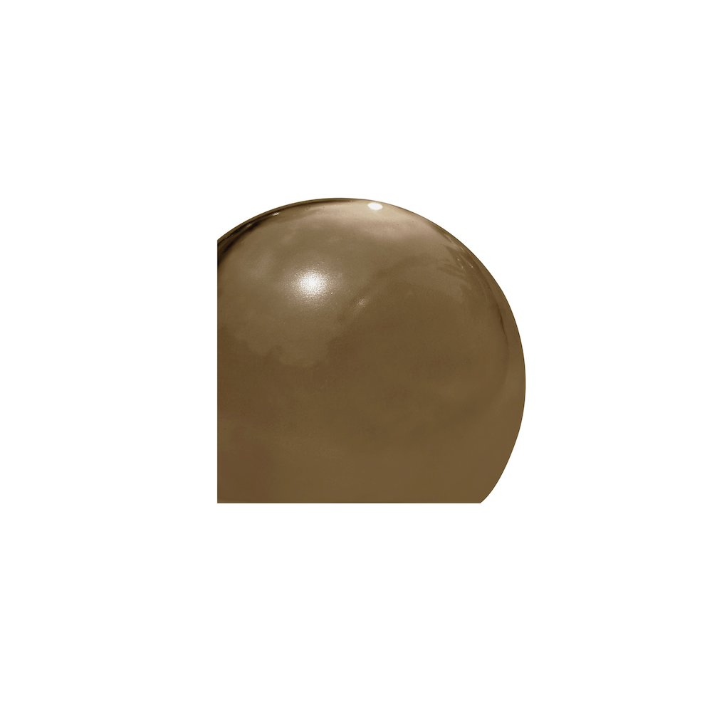 Bonn Cast Glass Decorative Object Light Smoky Brown. Picture 3