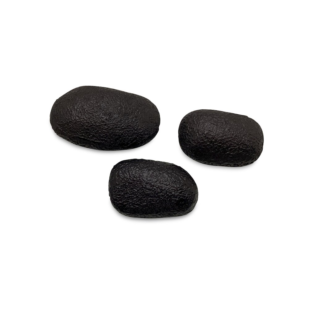 Breton Cast Aluminum Wall Sculpture Black-Set Of 3. Picture 1