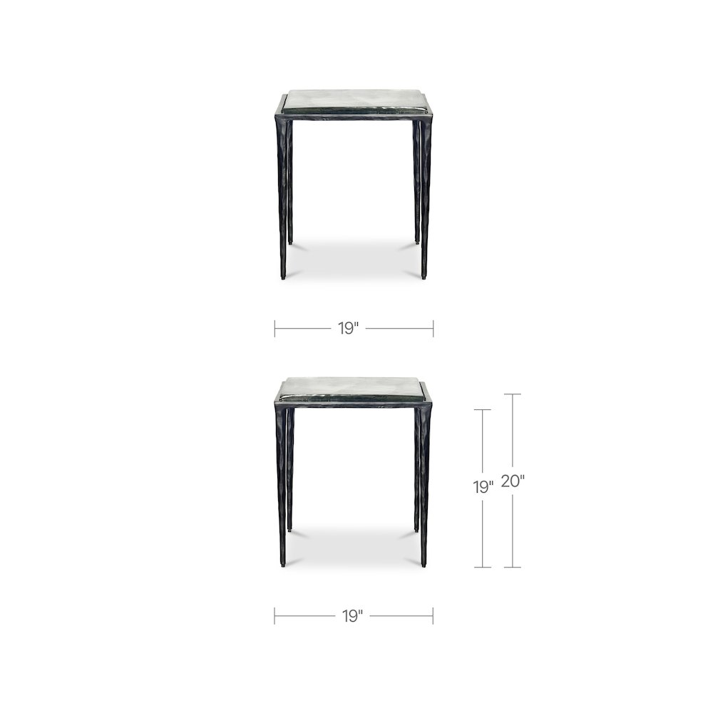Mari Side Table Clear. Picture 6