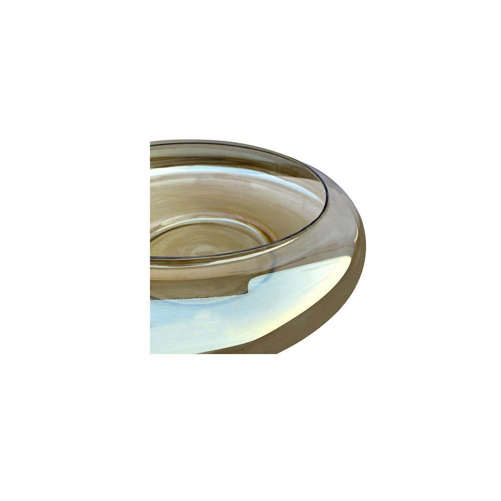 Polene Glass Bowl Large Smoky Brown. Picture 4