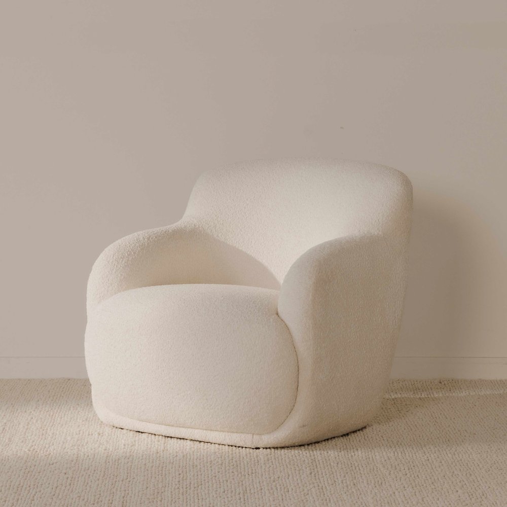 Stevie Lounge Chair Cream. Picture 7