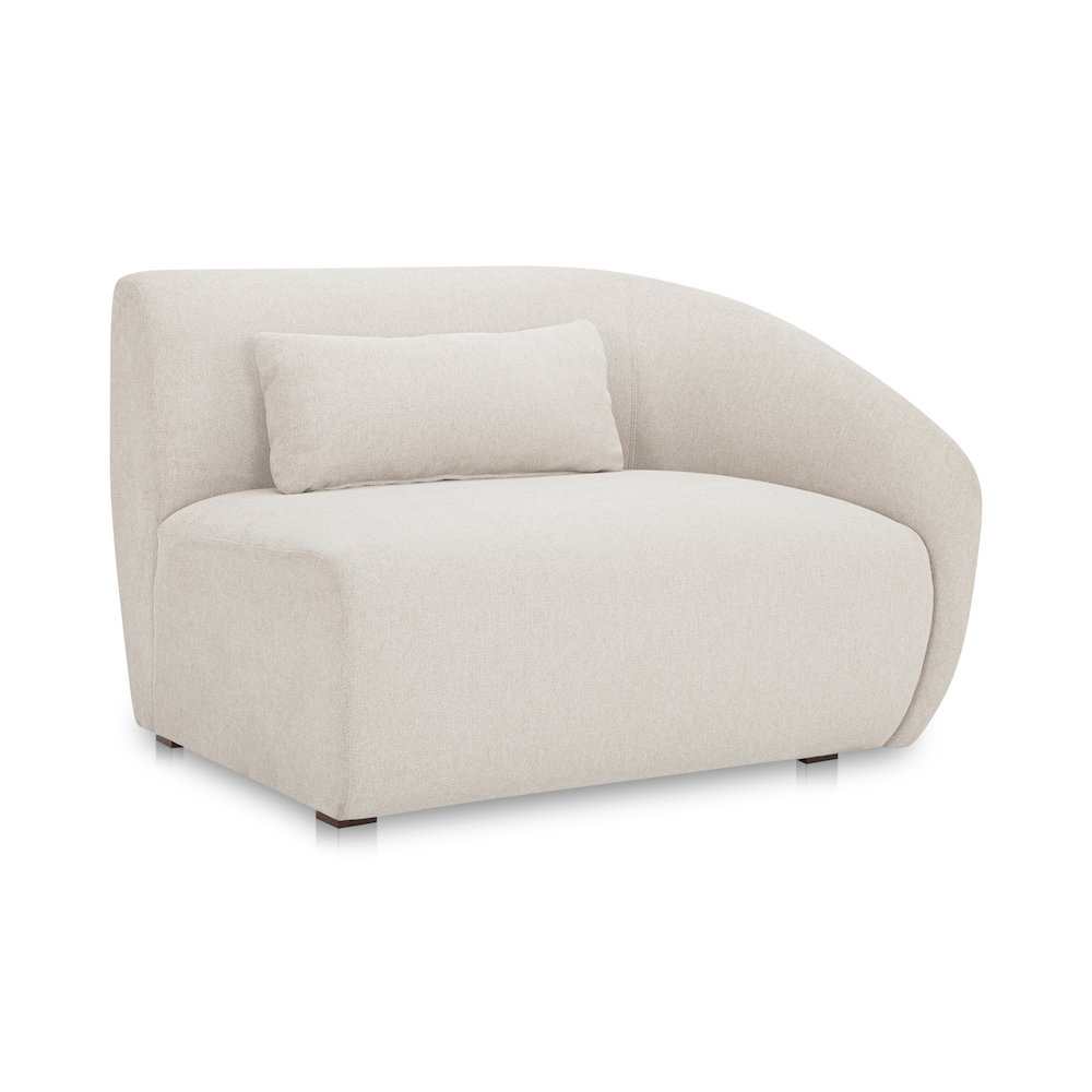 Amelia Right Arm Facing Chair Warm White. Picture 2