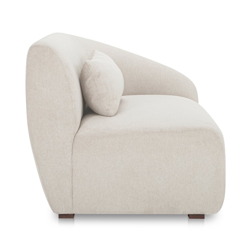 Amelia Right Arm Facing Chair Warm White. Picture 3