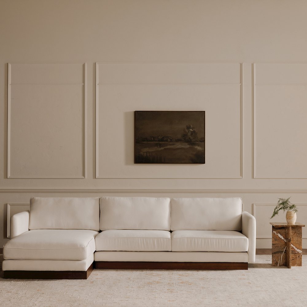 Vernon Left Sectional White. Picture 8