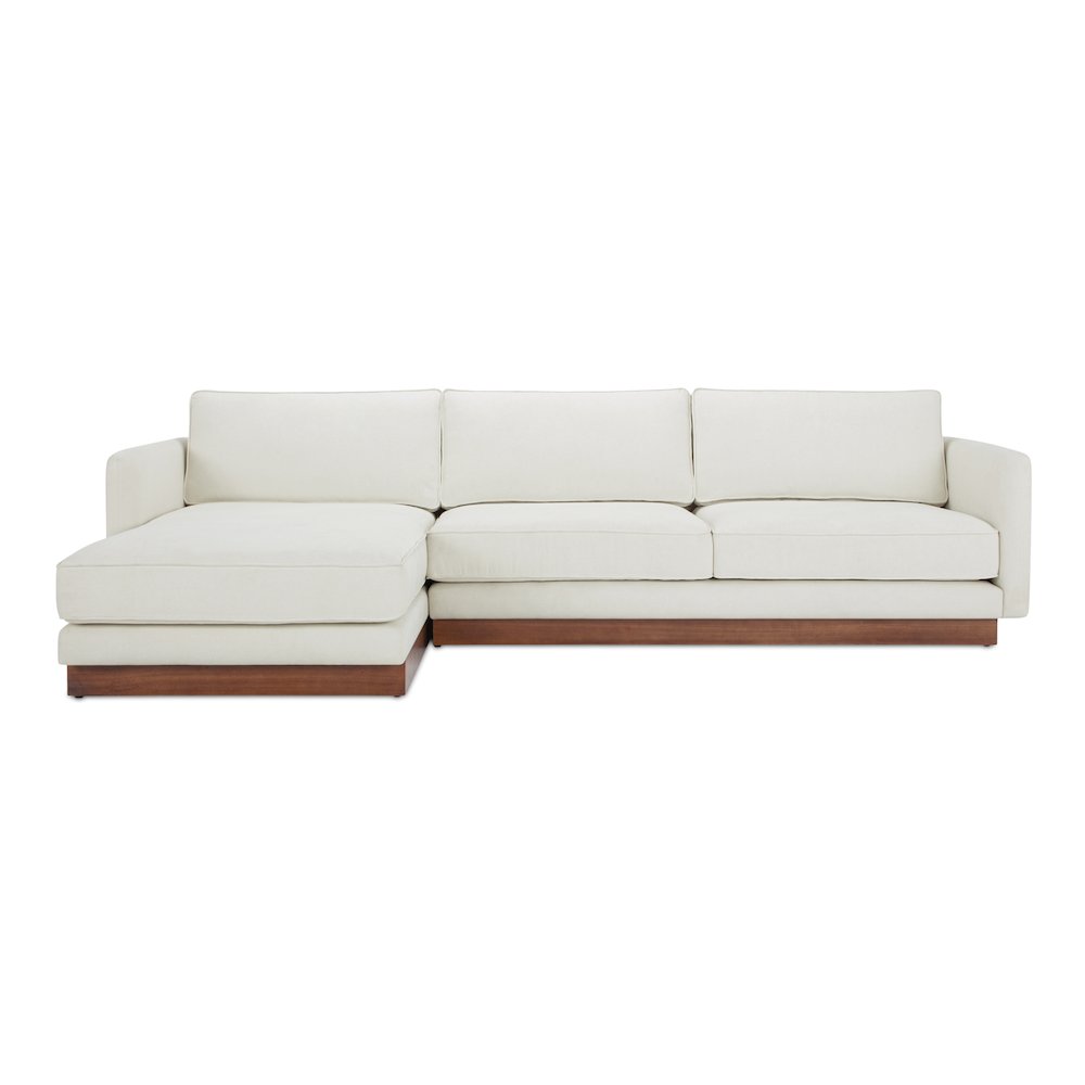 Vernon Left Sectional White. Picture 1