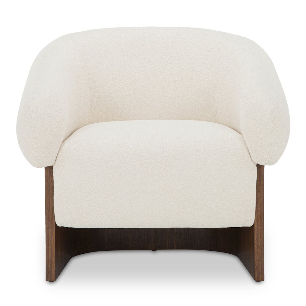 Otto Accent Chair Flecked Cream. Picture 1