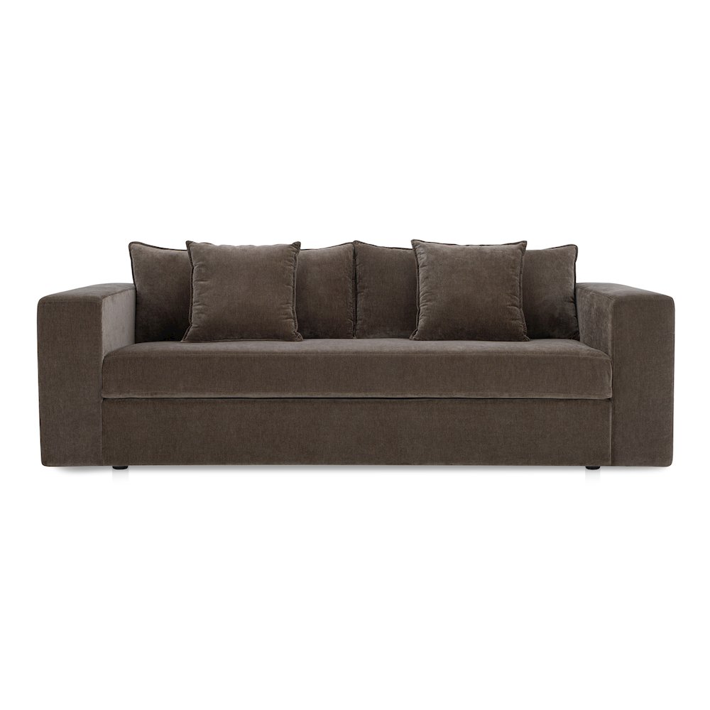 Kiran Sleeper Sofa Warm Charcoal. Picture 1