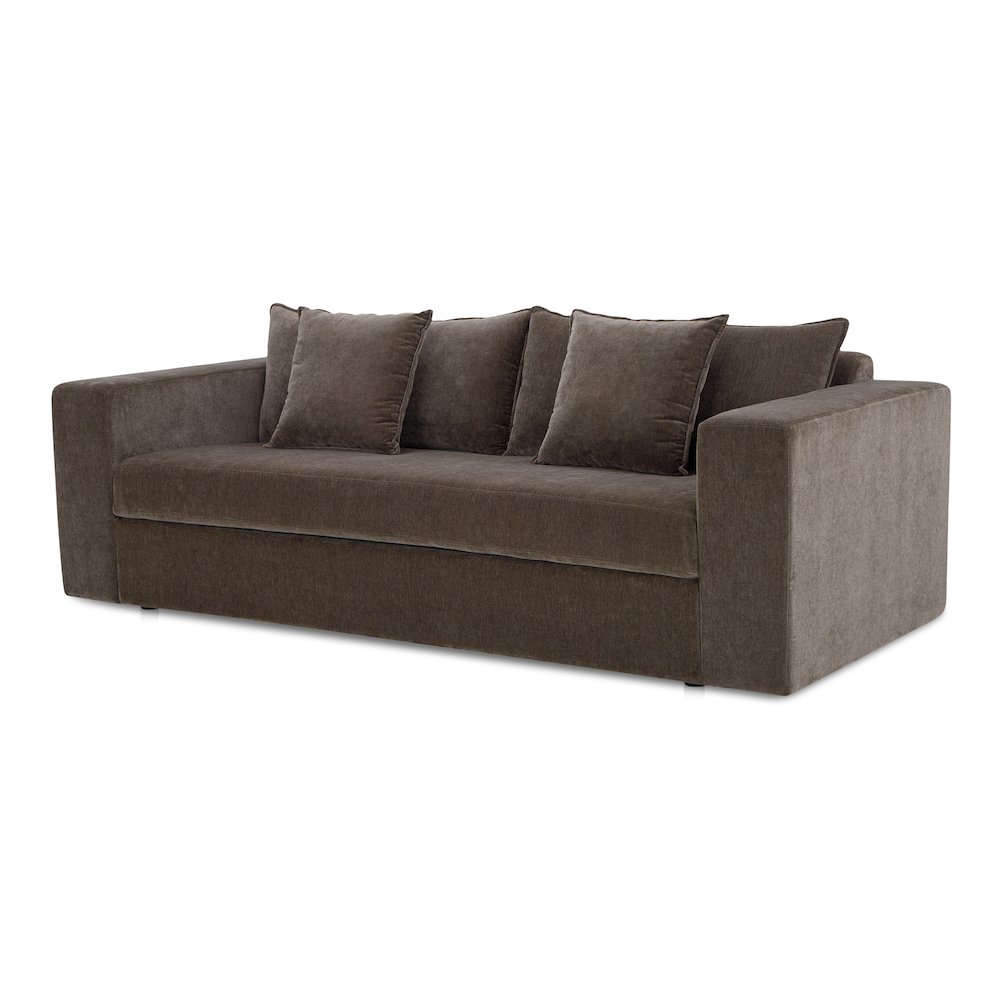 Kiran Sleeper Sofa Warm Charcoal. Picture 3