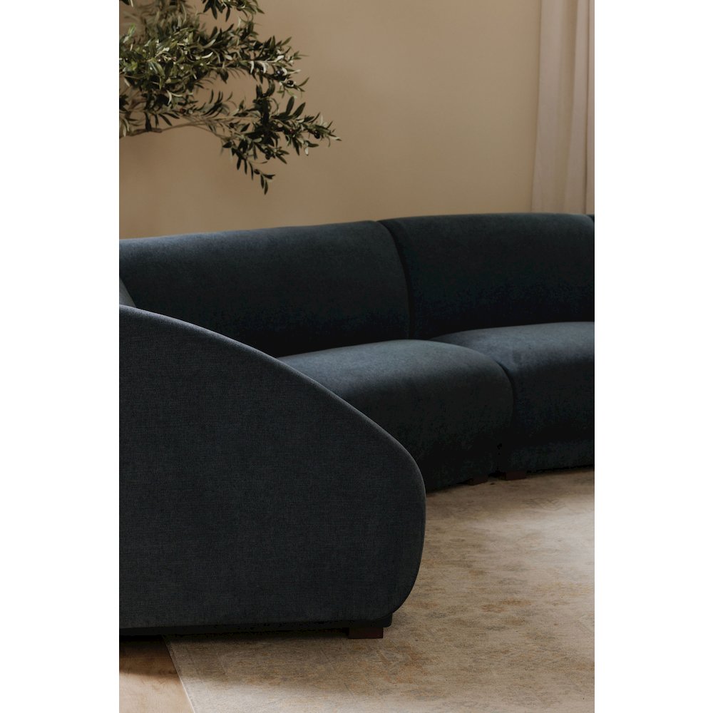 Fraser Right Arm Facing Sofa Deep Blue. Picture 6