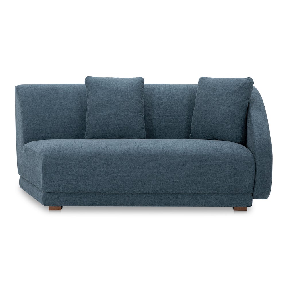 Fraser Right Arm Facing Sofa Deep Blue. Picture 1