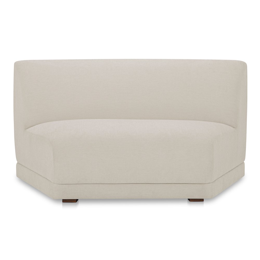 Fraser Wedge Slipper Chair Off White. Picture 1