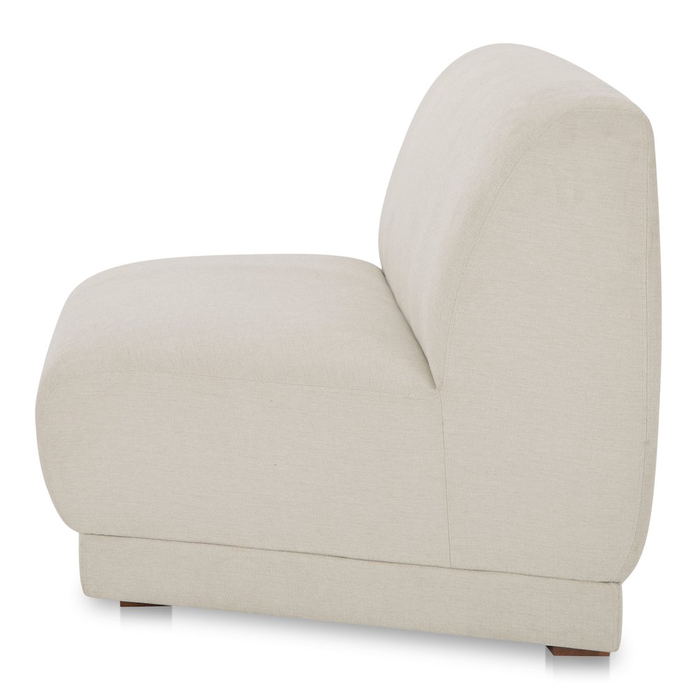 Fraser Wedge Slipper Chair Off White. Picture 3