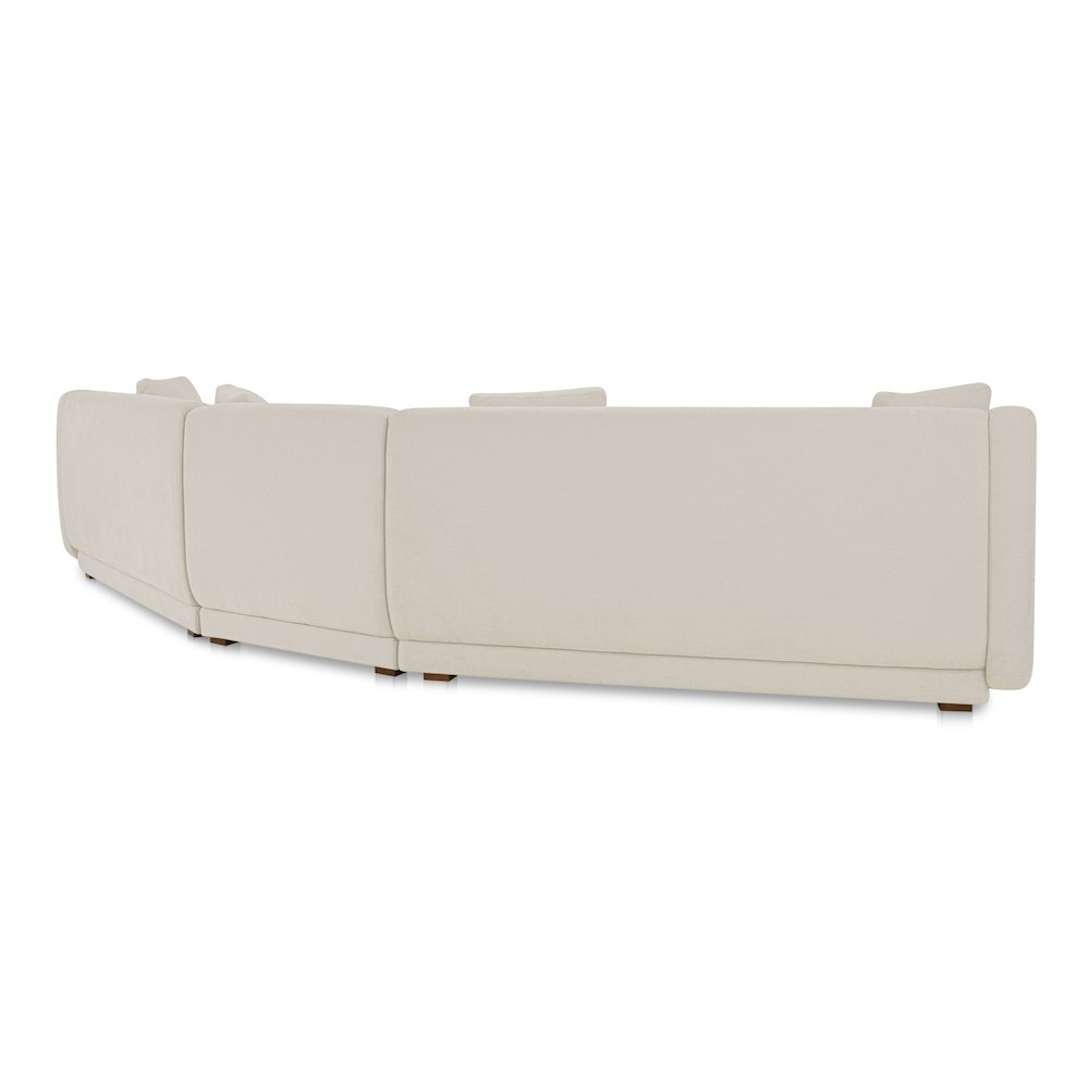 Fraser 4 Piece Modular Sectional White. Picture 2