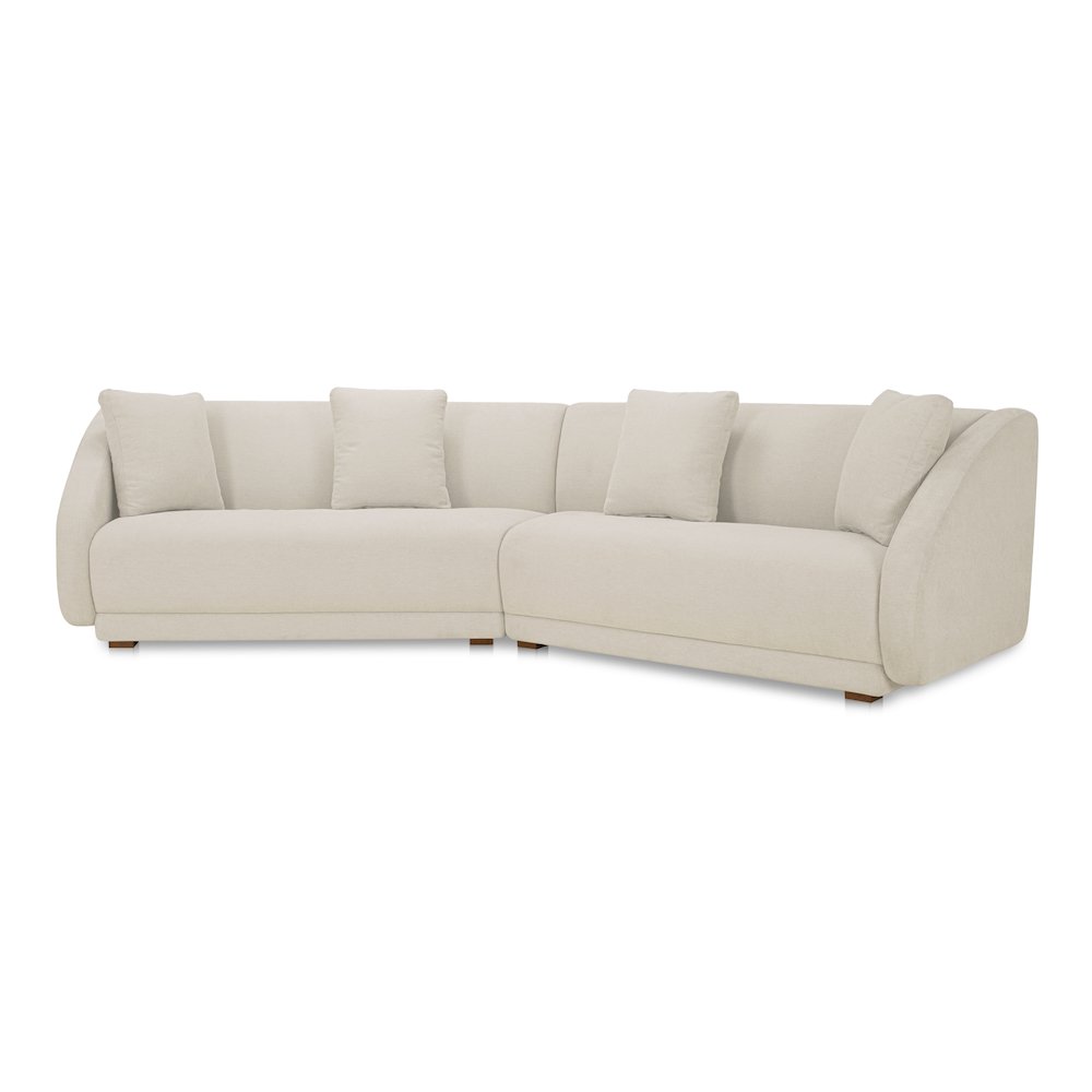 Fraser 2 Piece Modular Sofa White. Picture 2
