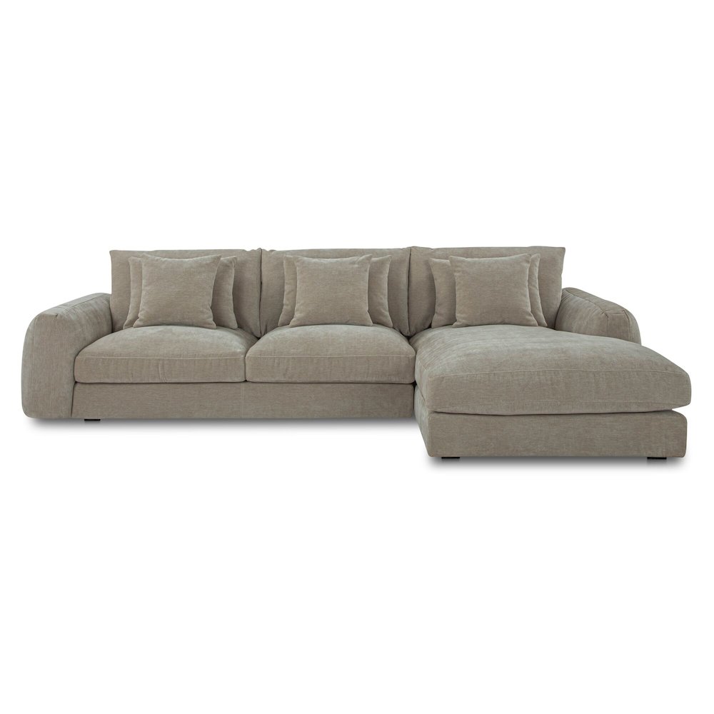 Berga Sectional Right Pebble. Picture 1