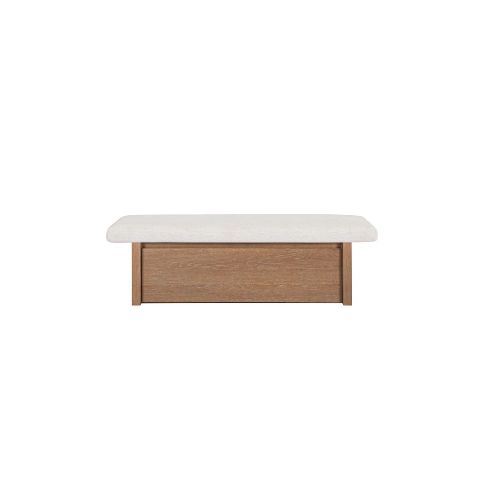 Gemma Storage Bench Oat. Picture 1