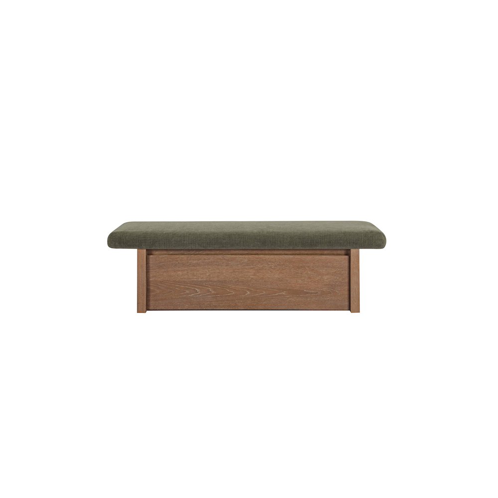 Gemma Storage Bench Dark Green. Picture 1