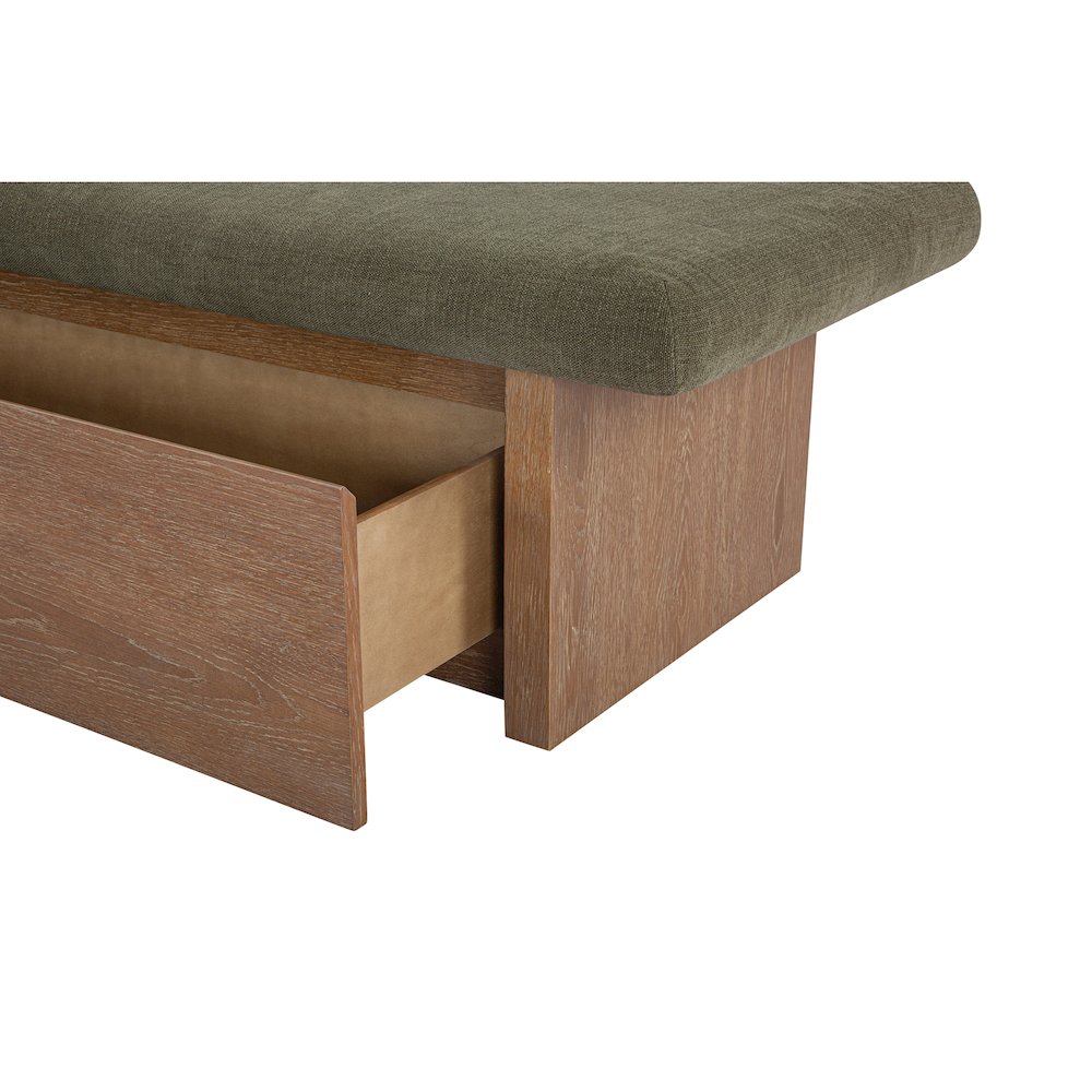 Gemma Storage Bench Dark Green. Picture 5