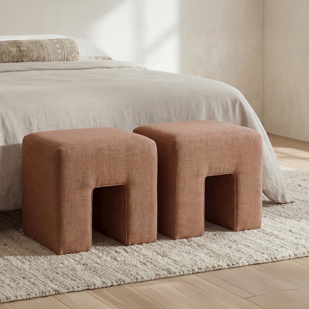 Aidy Stool Washed Pink. Picture 6
