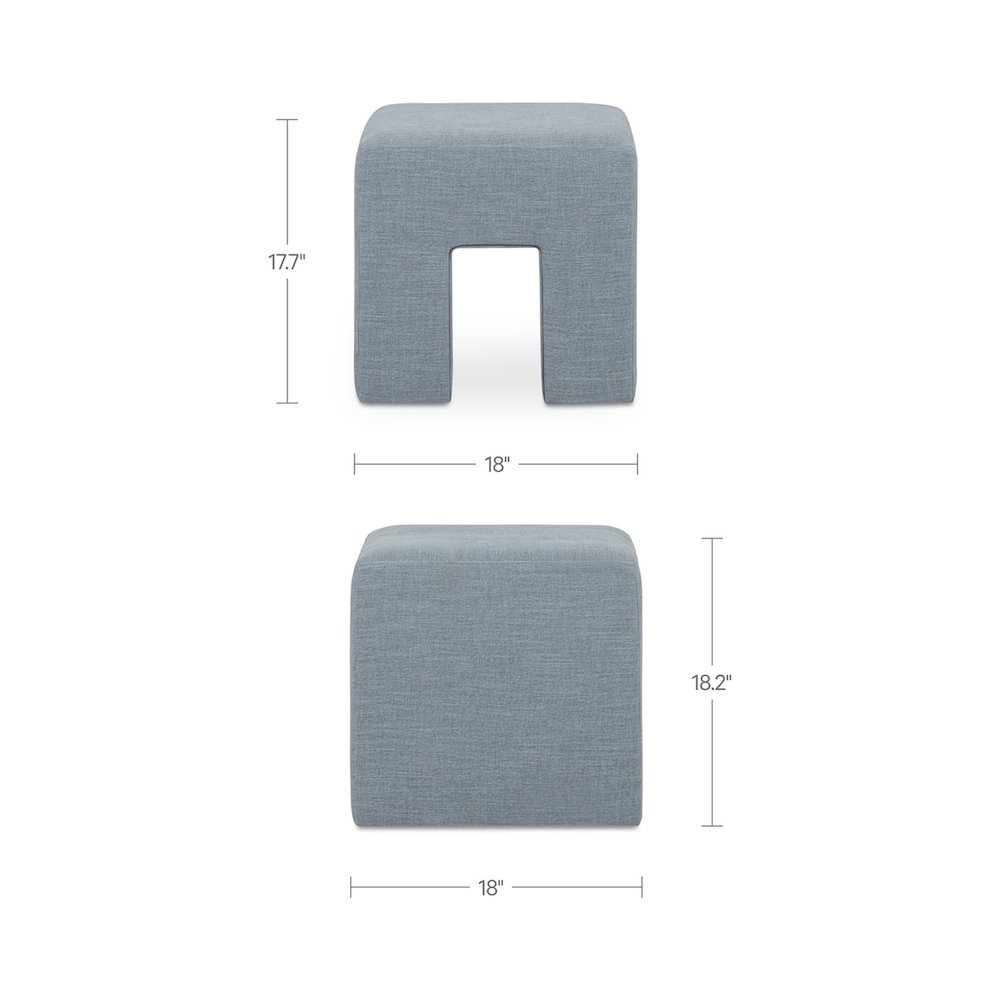 Aidy Stool Light Blue. Picture 7