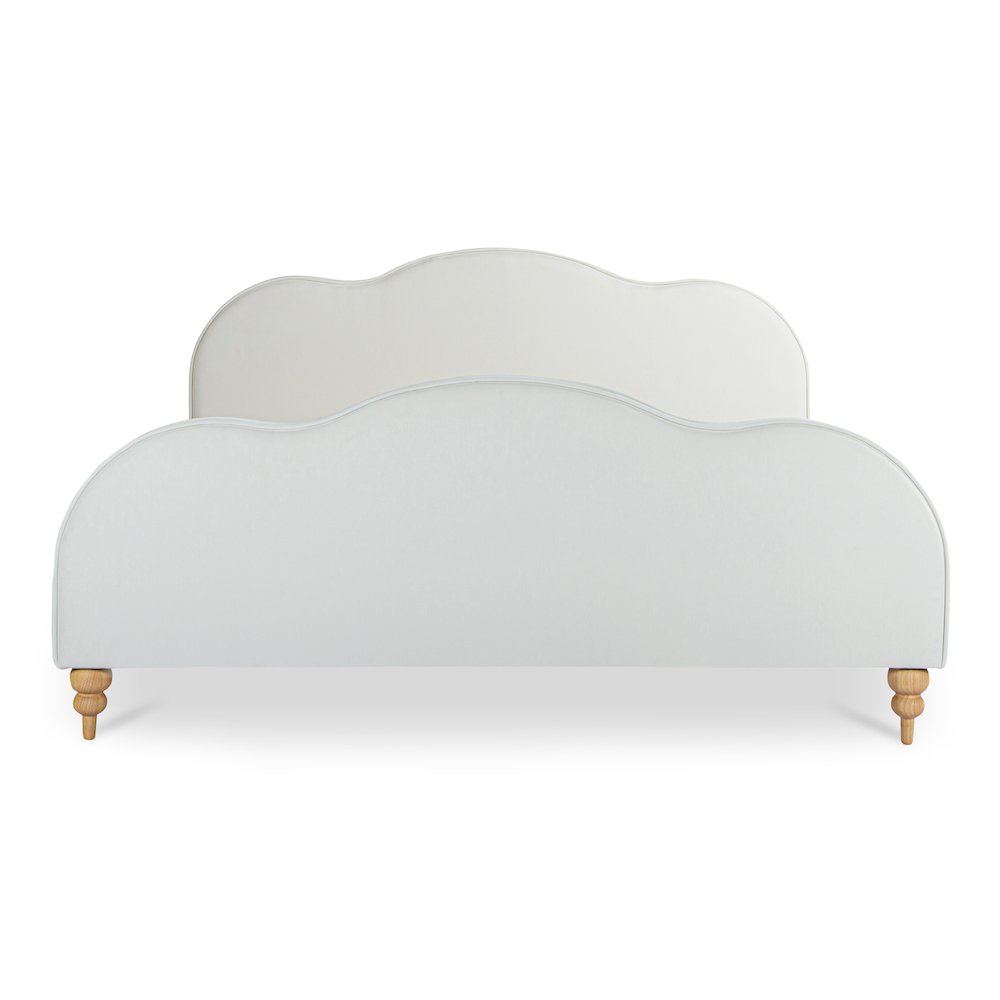 Jacqueline Queen Bed Cream. Picture 1