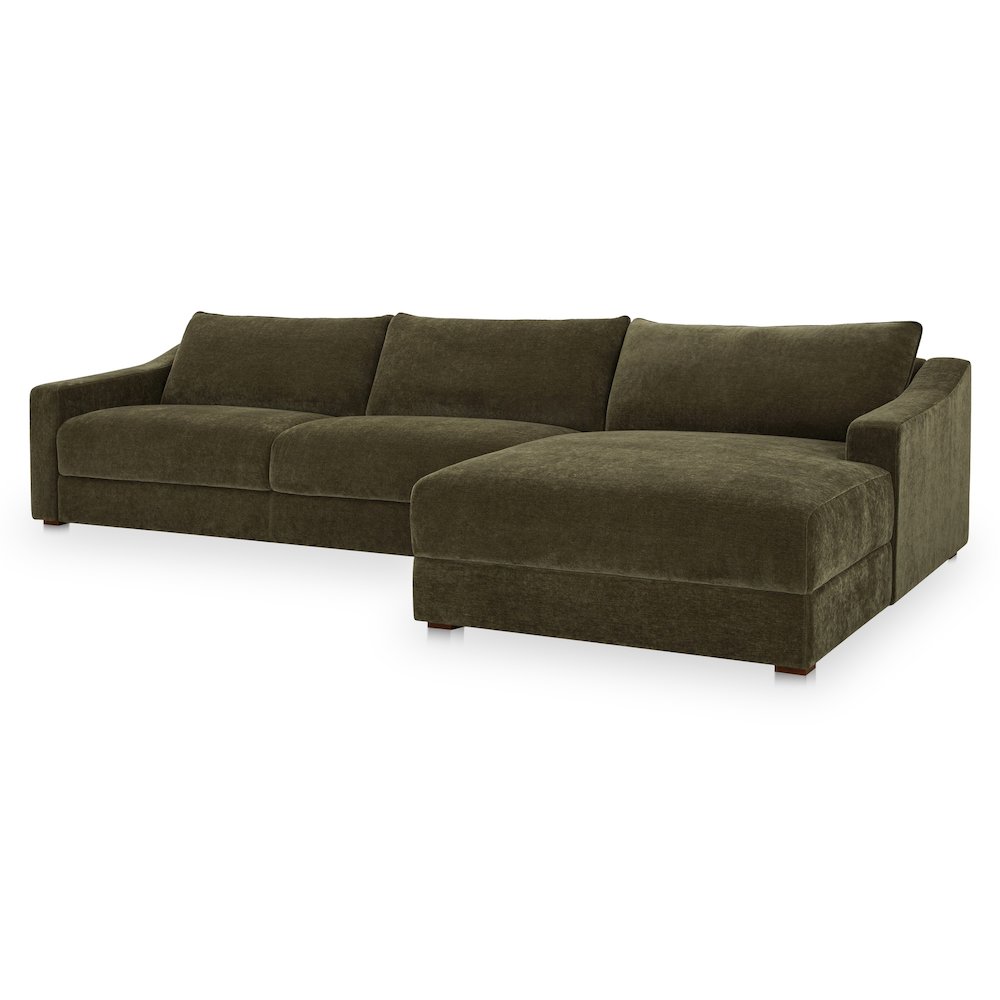 Farrow Sectional Cedar Green Right. Picture 2