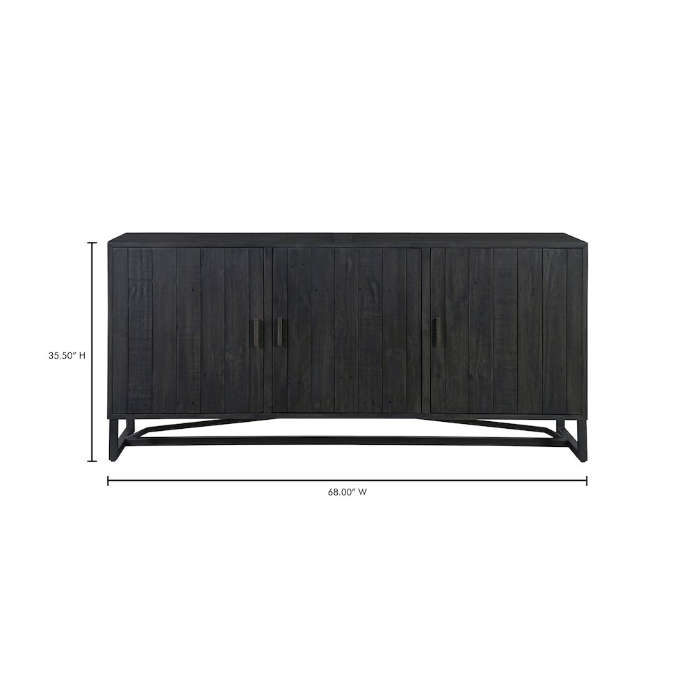 Sierra Sideboard Black. Picture 10