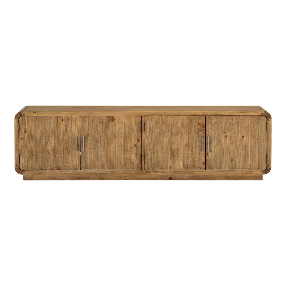 Monterey Media Cabinet Rustic Blonde. Picture 1