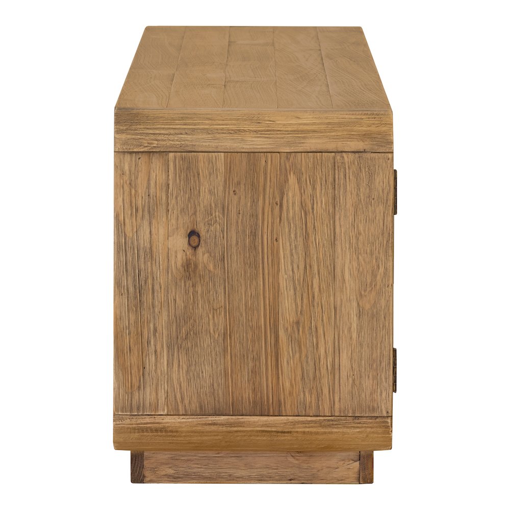 Monterey Media Cabinet Rustic Blonde. Picture 4