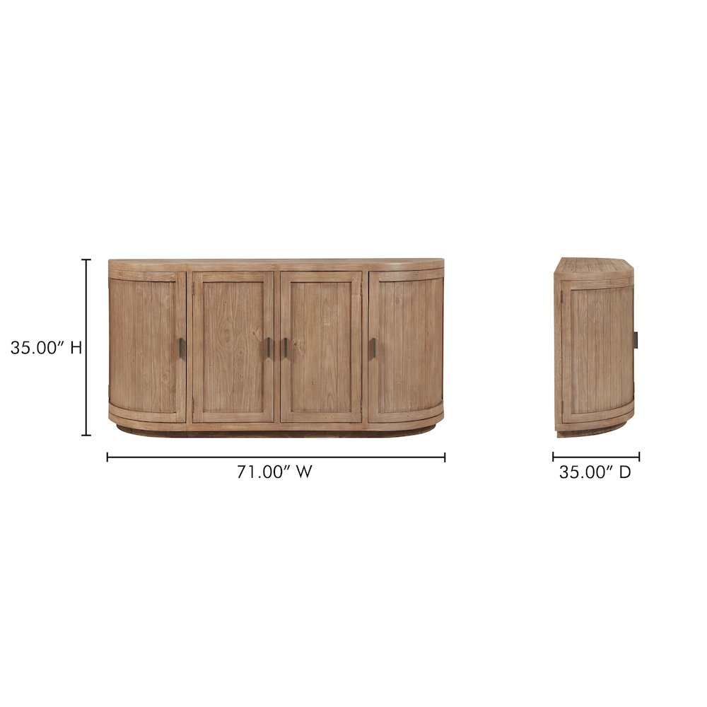 Nicola Sideboard Natural. Picture 13