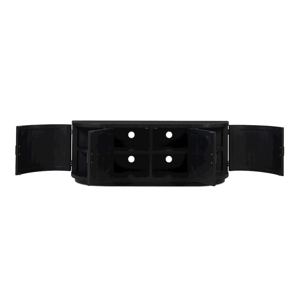 Nicola Media Cabinet Black. Picture 2
